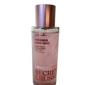 New Victoria's Secret PINK Body Fragrance Secret Crush Shimmer Mist Size 8.4 oz